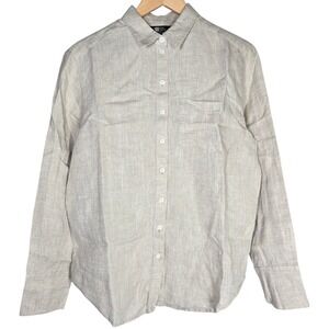 J.‎ Crew Garçon classic shirt in Baird McNutt Irish linen Flax CG940 4 NWT